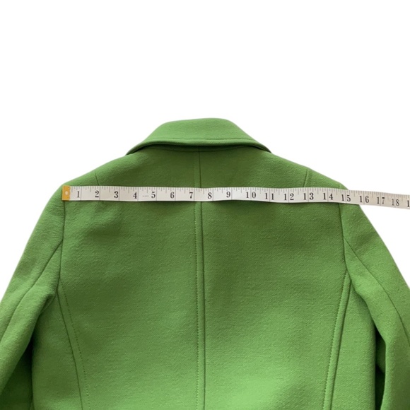J. Crew Green Wool Blend Coat, size 2 - Picture 15 of 15